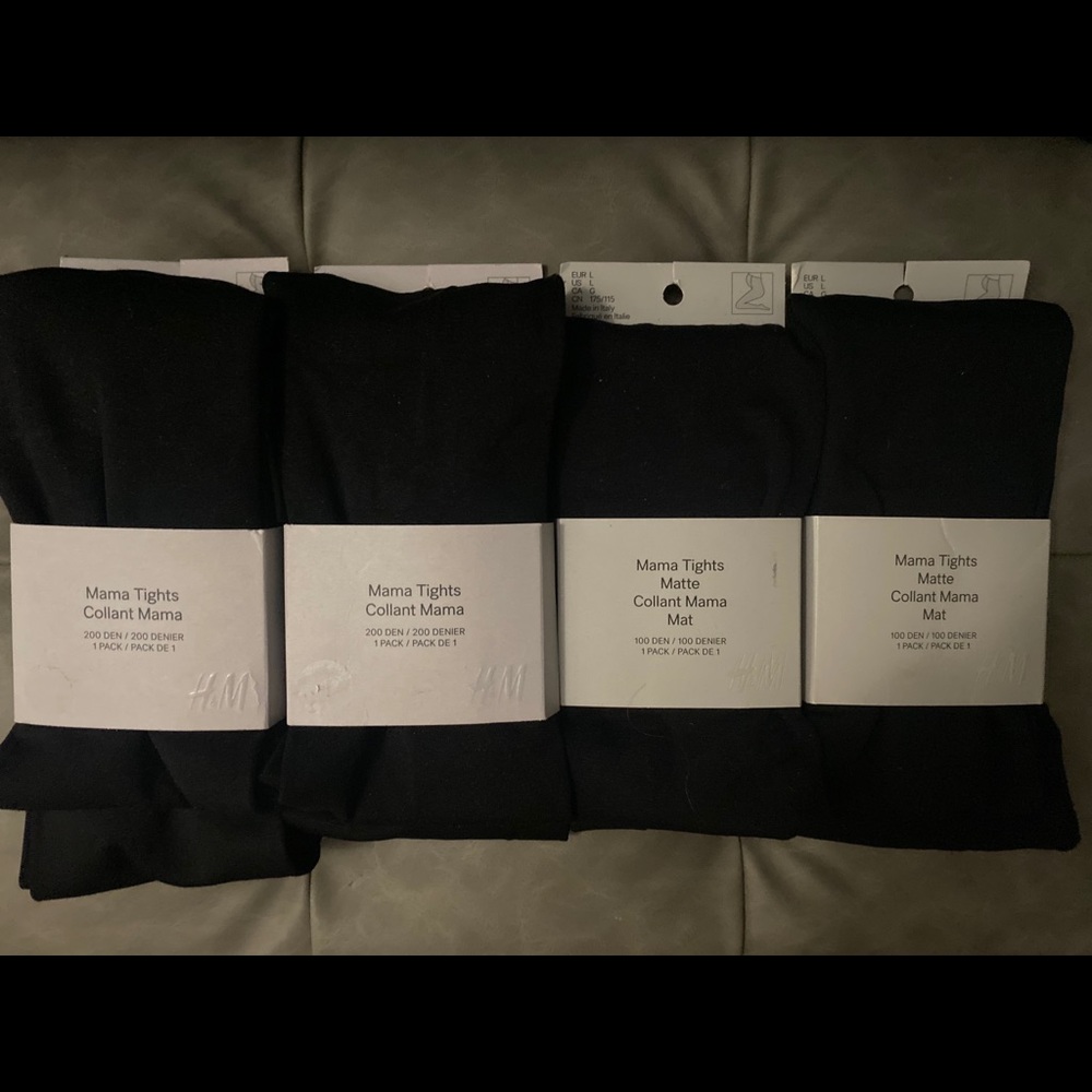Maternity Black Tights- Mama Tights Coll